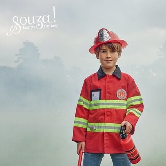 Souza Verkleedset - Brandweerman | 4+