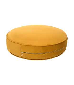 Big Pouf Kussen Velvet - Geel