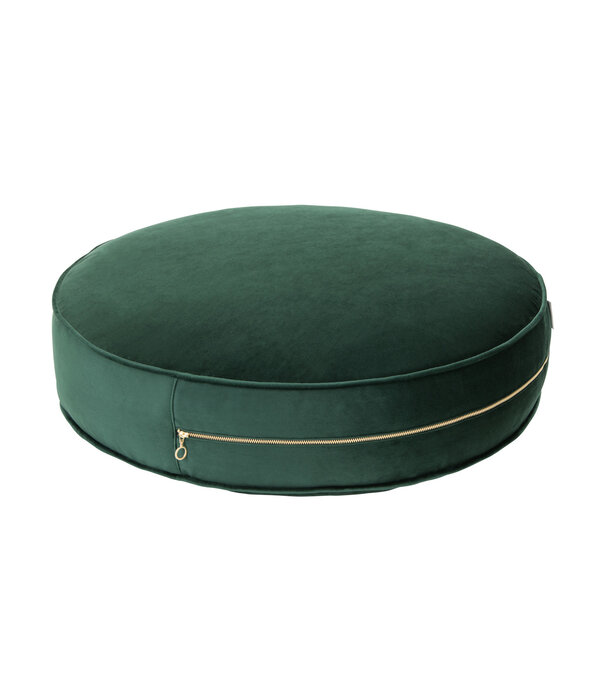 Betty's Home Betty's Home - Big Pouf Kussen Velvet - Groen