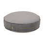 Betty's Home - Big Pouf Kussen Velvet - Zilver Grijs