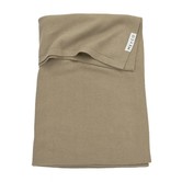 Meyco - Wiegdeken Knit Basic - Taupe 75x100 cm