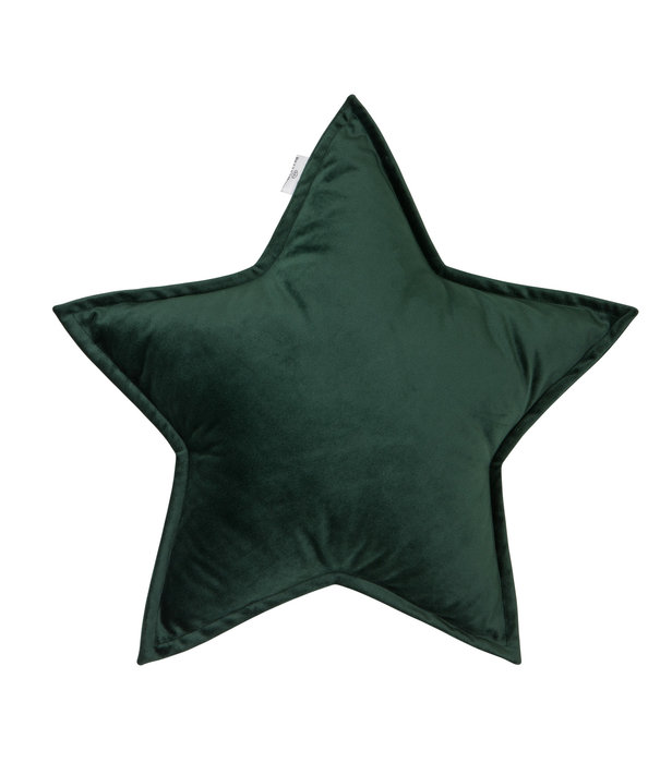 Betty's Home Betty's Home - Velvet Kussen Ster - Groen (50 cm)