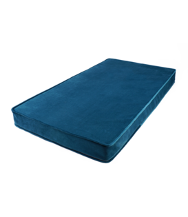 Velvet Speelmatras Kussen - Petrol Blauw