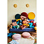 * Betty's Home - Big Pouf Kussen Velvet - Geel