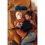 * Betty's Home - Big Pouf Kussen Velvet - Geel