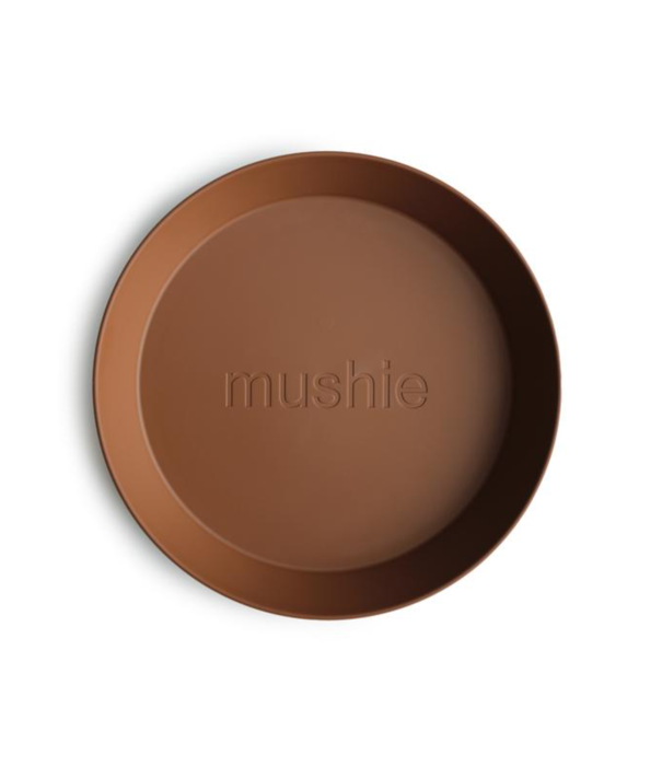 Mushie Mushie Diner Bord Rond - Caramel (set van 2)