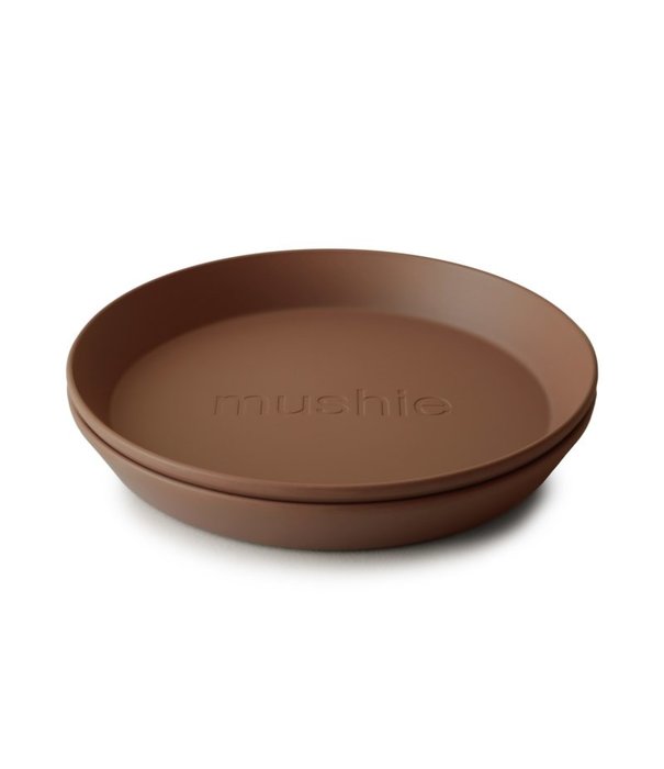 Mushie Mushie Diner Bord Rond - Caramel (set van 2)