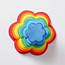 Grimm's - Houten Stapeltoren Bloem - Regenboog