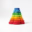 Grimm's - Houten Stapeltoren Bloem - Regenboog
