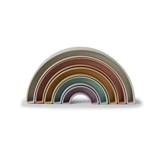 Mushie Stapeltoren Regenboog - Tropical