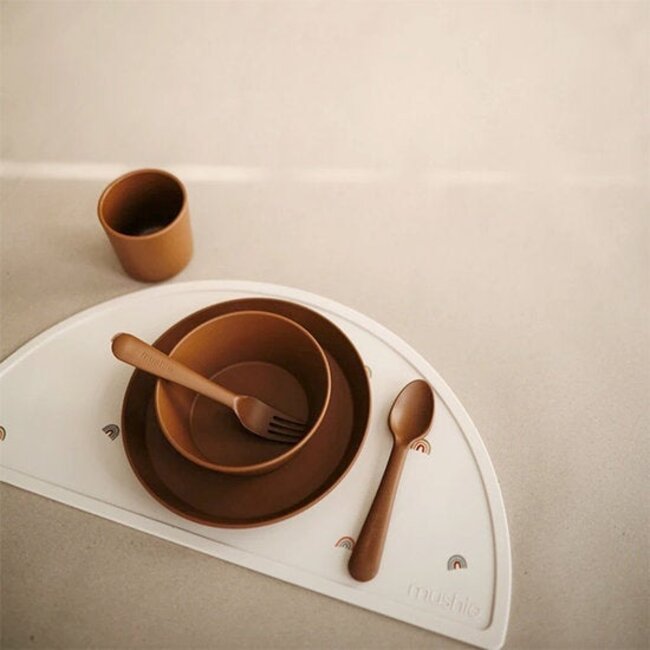 Mushie Kom Rond - Caramel (set van 2)