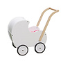 EXIT || Van Dijk Toys - Houten Poppenwagen Wit