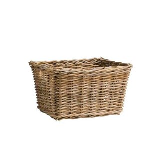 JUTTER & Co. Rieten Lade Mand - Antiek Grey Groot