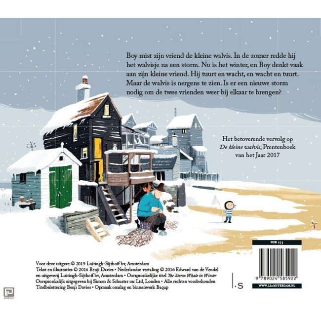 Boek - De Kleine Walvis in de Winter | 2+
