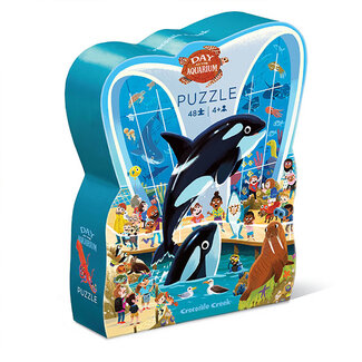 Crocodile Creek Puzzel - Day at the Aquarium (48-delig) | 4+