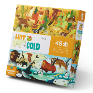 Crocodile Creek Puzzel Hot & Cold -  (48-delig) | 4+