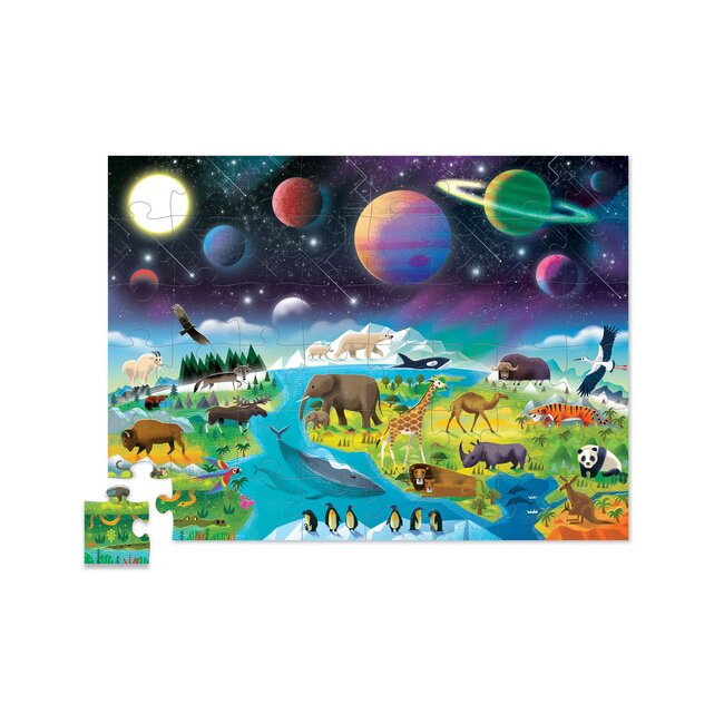 Crocodile Creek - Puzzel Earth & Space  -  (48-delig) | 4+
