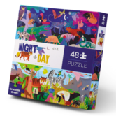 Crocodile Creek - Puzzel Night + day -  (48-delig) | 4+