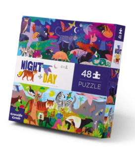 Puzzel Night + day -  (48-delig) | 4+