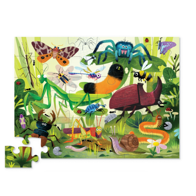 Crocodile Creek - Vloerpuzzel - Backyard Bugs (36-delig) | 3+