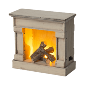 Maileg - Fireplace - Off white