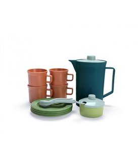 Bioplastic Koffieset (17-delig)