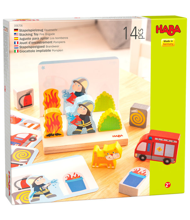 HABA Haba Spel - Stapelspeelgoed de Brandweer | 2+