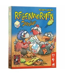 Kaartspel - Regenwormen Junior | 5+