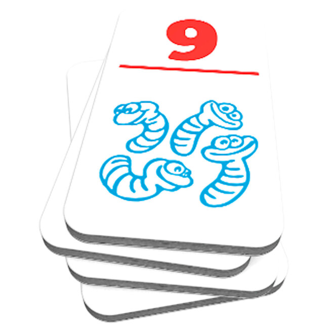 999 Games - Regenwormen Junior - Kaartspel | 5+