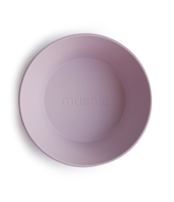 Mushie Mushie Kom Rond - Soft Lilac (set van 2)