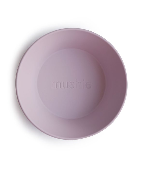 Mushie Mushie Kom Rond - Soft Lilac (set van 2)
