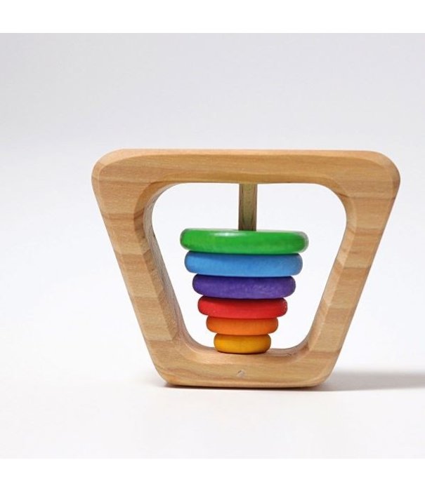 Grimm's  Grimm's - Houten Rammelaar Piramide - Regenboog