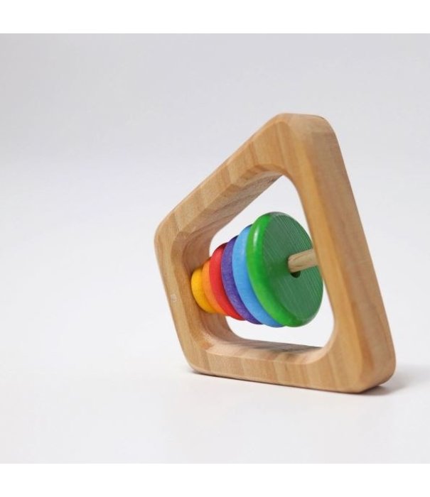Grimm's  Grimm's - Houten Rammelaar Piramide - Regenboog