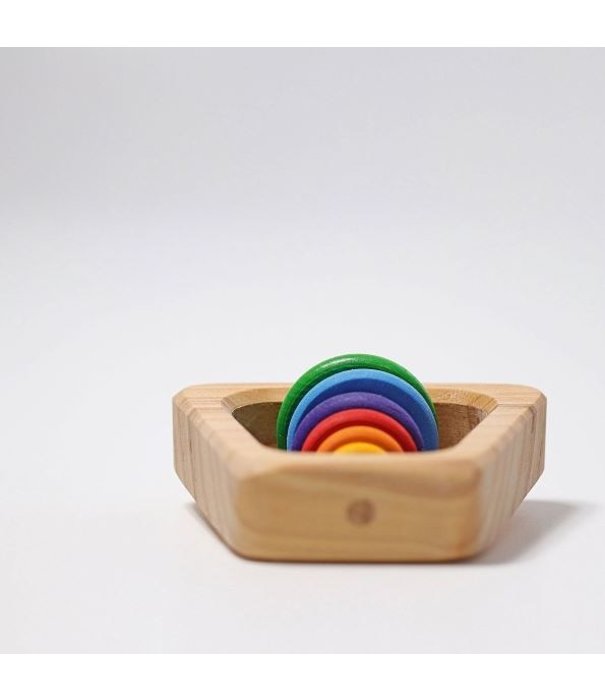 Grimm's  Grimm's - Houten Rammelaar Piramide - Regenboog