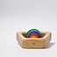 Grimm's - Houten Rammelaar Piramide - Regenboog