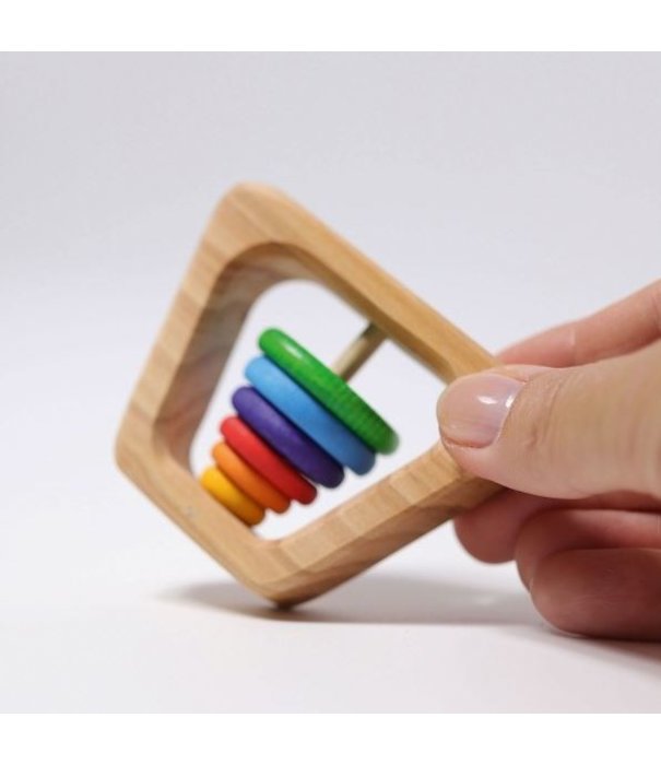 Grimm's  Grimm's - Houten Rammelaar Piramide - Regenboog