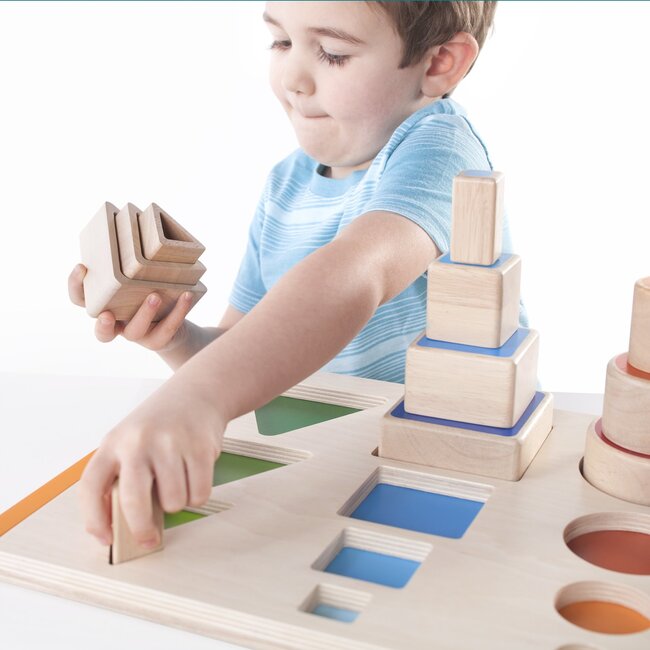 Guidecraft - Houten Nestel en Stapelvormen |2+