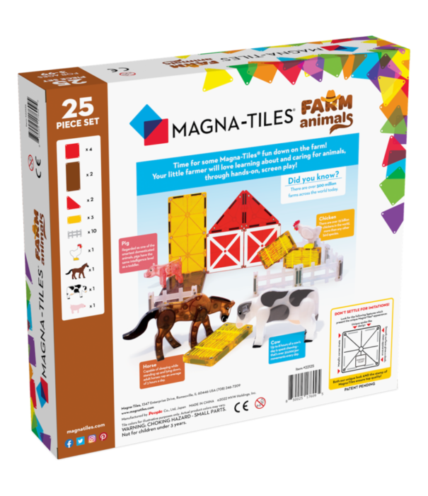 Magna-Tiles Magna-Tiles - Boerderij Dieren set (25-delig)