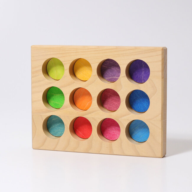 Grimm's Houten Sorteerbord - Regenboog