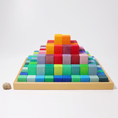 Grimm's - Blokken Piramide - Regenboog