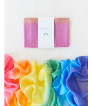 Sarah's Silks - Reuze Speelzijde - Regenboog