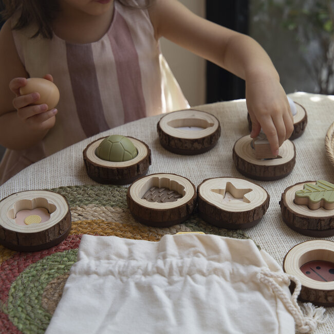 Guidecraft - Natuur Voel en Zoek Spel (24-delig) | 3+