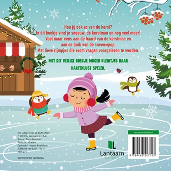 Boek - Kerstmis - Kijk en Voel Boek | 1+