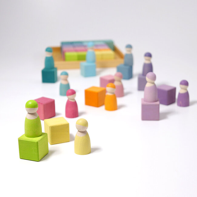 Grimm’s - Blokkenset Pastel (36-delig)