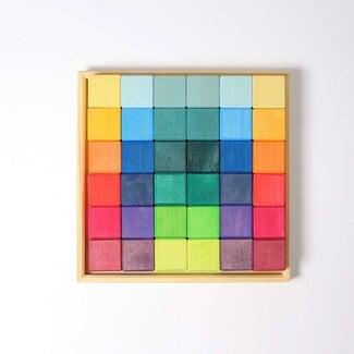 Grimm's  Blokkenset Regenboog  (36-delig)