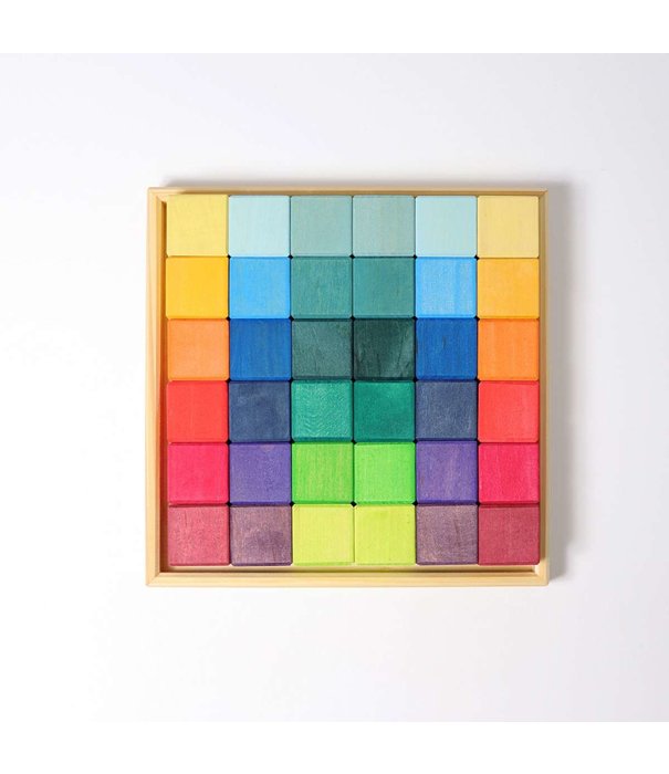 Grimm's  Grimm’s - Blokkenset Regenboog  (36-delig)