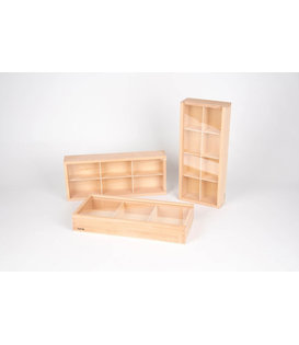 Houten Ontdek Boxen (set van 3)