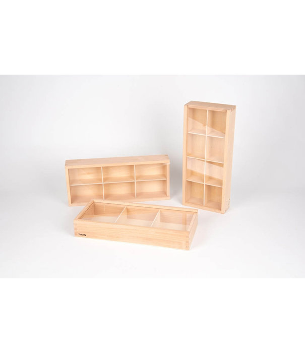 TickiT TickiT - Houten Ontdek Boxen (set van 3)