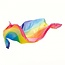 Sarah's Silks - Speelzijde - Regenboog