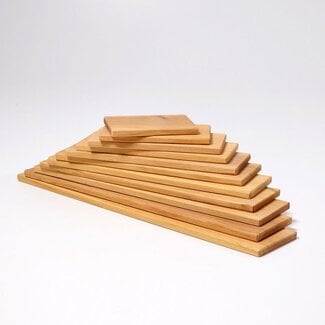 Grimm's  Houten Bouwplaten - Naturel